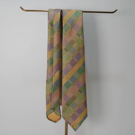 TIE YOUR TIE×西陣岡本　セッテピエゲ　格子 C Check Ｃ