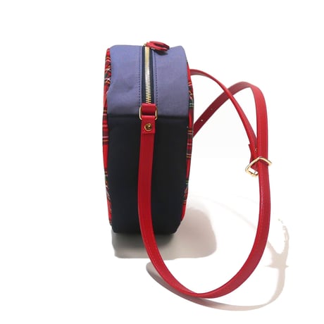 SUI Plus Bags　まんまるバッグ　No.16　パイソン紋様　一点物