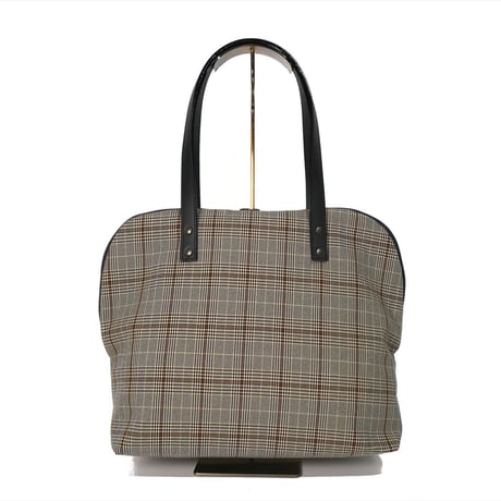 SUI Plus Bags　ラウンドトートバッグ　No.5　三階菱紋様　一点物
