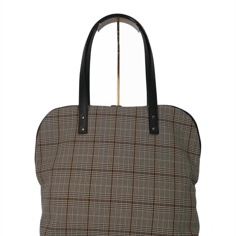 SUI Plus Bags　ラウンドトートバッグ　No.5　三階菱紋様　一点物