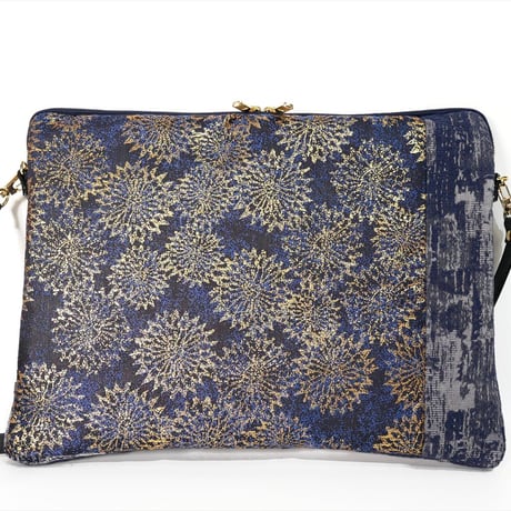 SUI Plus Bags　しかくバッグ（13インチPCバッグ）　No.9　古都唐花　一点物