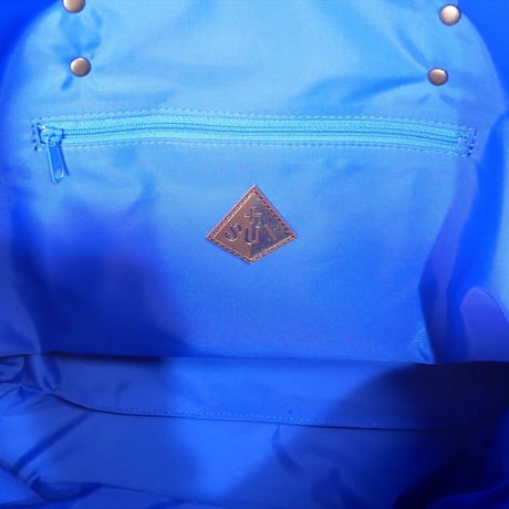 SUI Plus Bags　ラウンドトートバッグ　No.29　しずく紋様　一点物