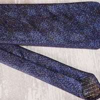 TIE YOUR TIE×西陣岡本　セッテピエゲ　ピンドット紋様　黒漆 A　紺/ Pindots Black lacquer A