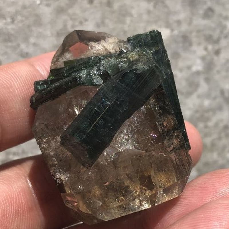 グリーントルマリン入りシトリンポイント 【公式通販】