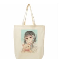 葉山なつみイラスト入りトートバッグ🩵