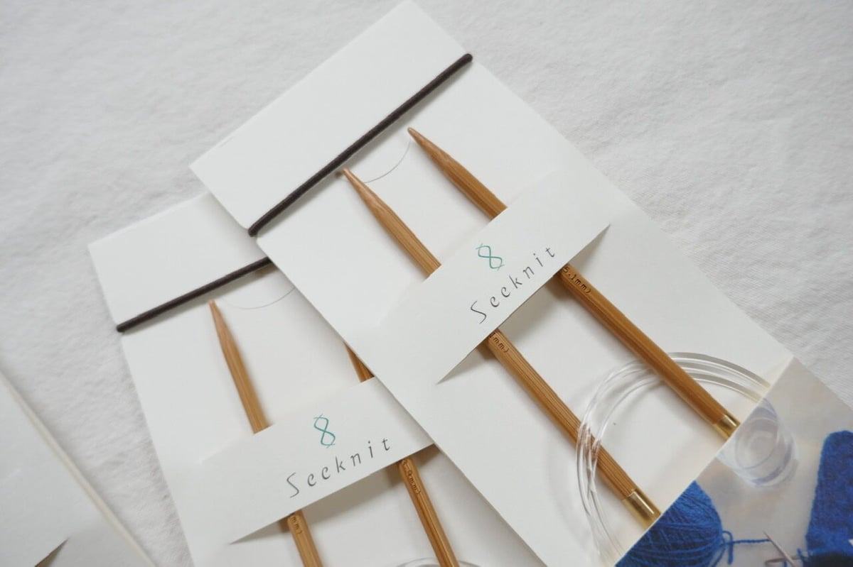 ねぎりんさま専用 SEEKNIT 輪針/umber/80cm(JP0〜JP4) | yonayonaknitting