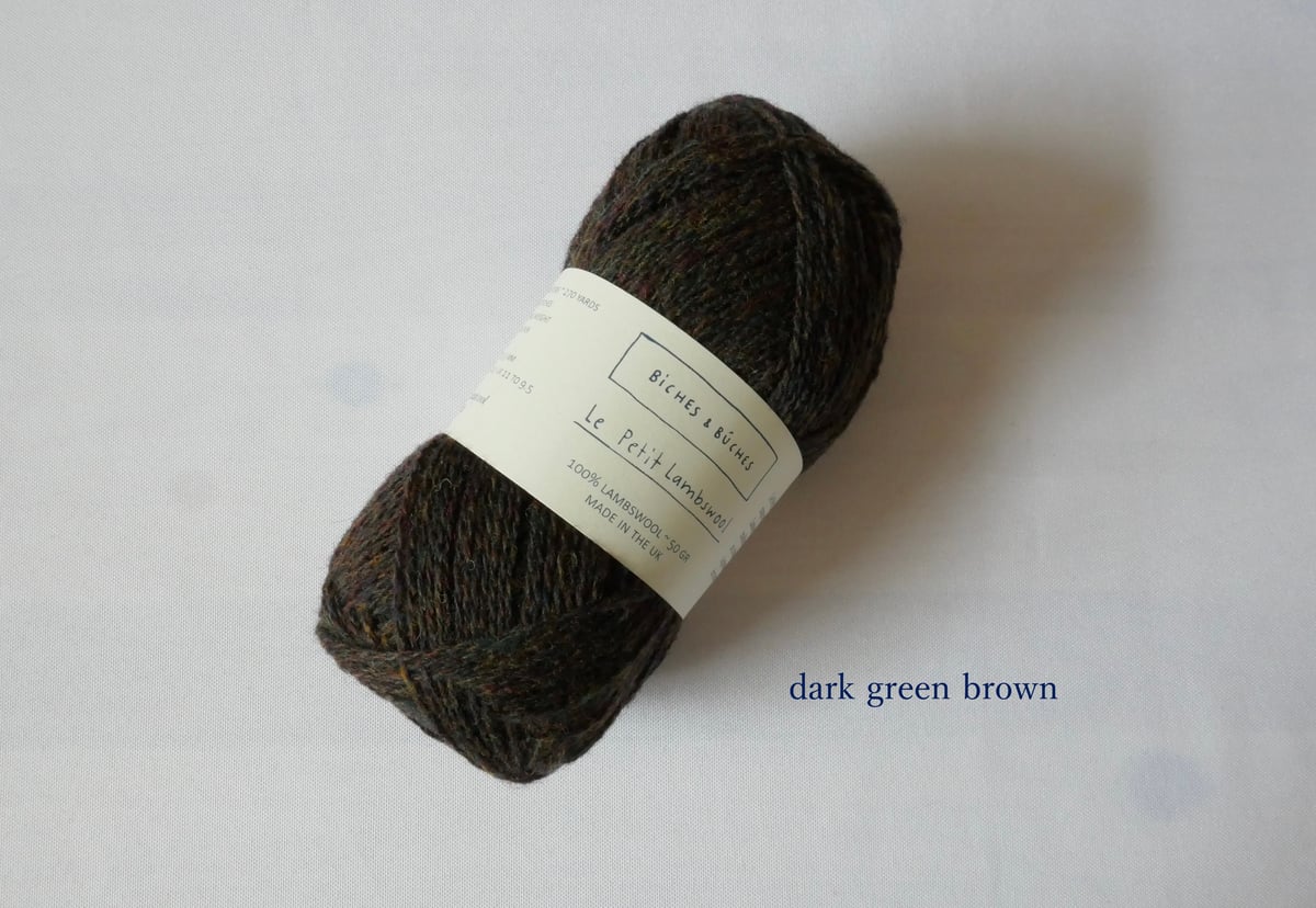 Biches et Bûches / Le Petit Lambswool 3 (青・緑系)