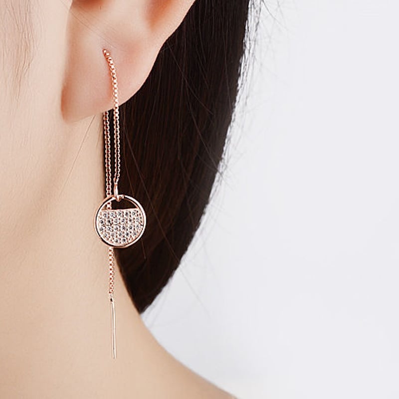 スワロフスキーロングピアス・全2色・ED374 | SeaSound STORE