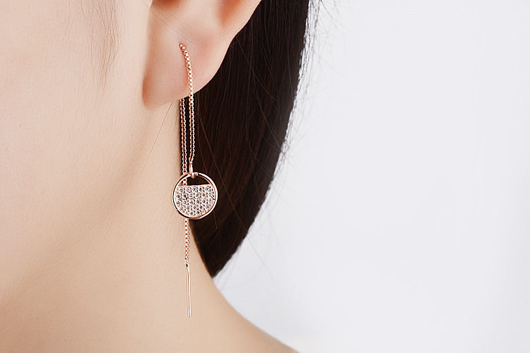 スワロフスキーロングピアス・全2色・ED374 | SeaSound STORE