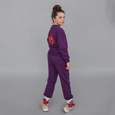 CarlijnQ カーラインク トレーナー スエット dahlia - kids sweater with print　dah004