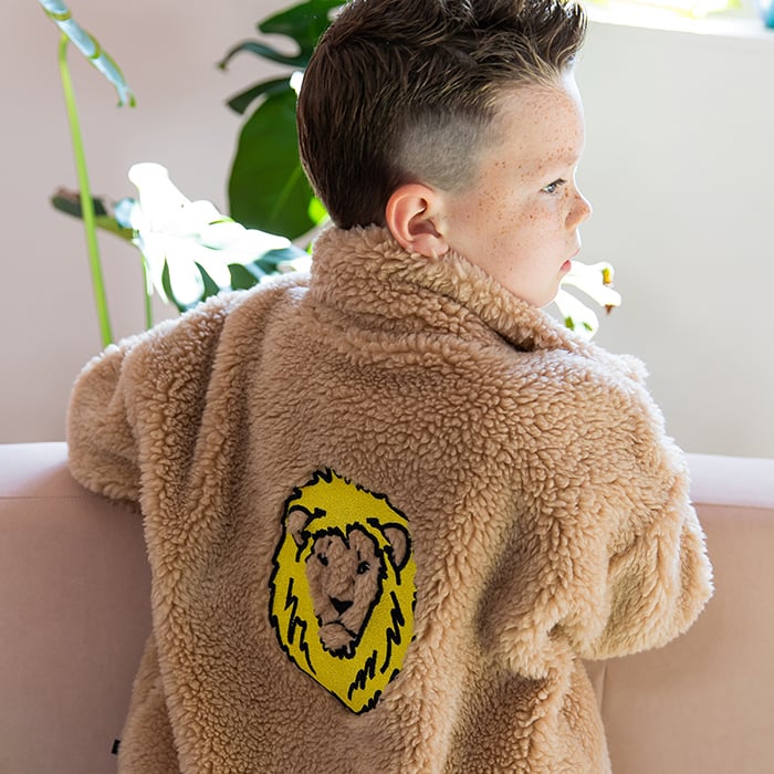 CarlijnQ カーラインク ライオン柄 ボンバージャケット lio012