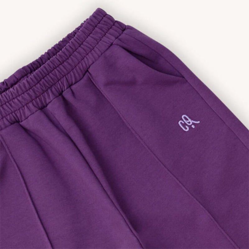 CarlijnQ カーラインク ジョガーパンツ basic - purple kids jog CarlijnQ カーラインク ジョガーパンツ basic - purple kids jog