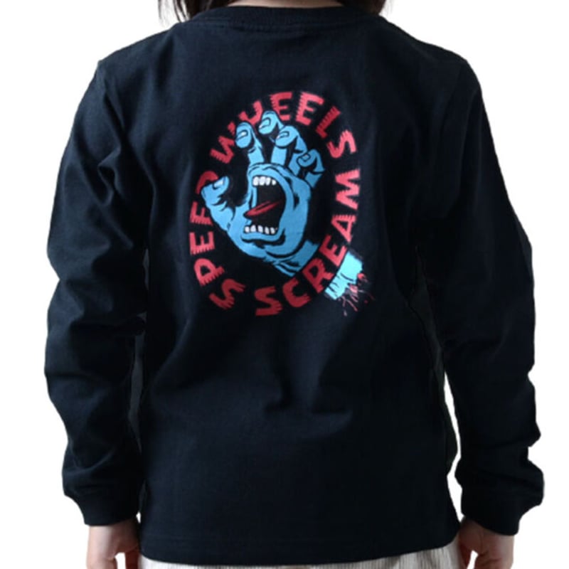 S*で様 サンタクルーズ　SANTA CRUZ スクリーミングハンド 黒　S s SANTA CRUZ（サンタクルーズ） スクリーミングハンド 半袖 Tシャツ