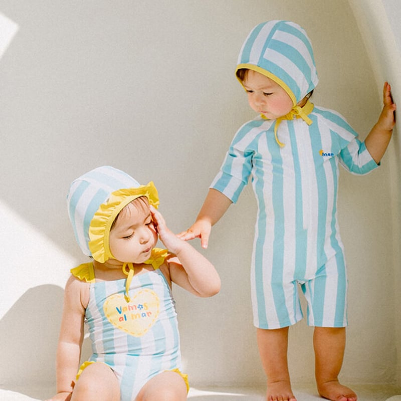 BABY BUNNY SHOWER play suits オールインワン HAPPY PRINCE ベビーオールインワンスイムスーツ 水着 | KODOMOTO