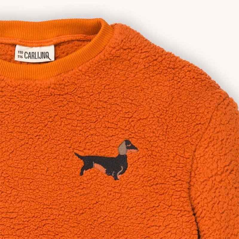 CarlijnQ カーラインク トレーナー スエット フリース dachshund - swe