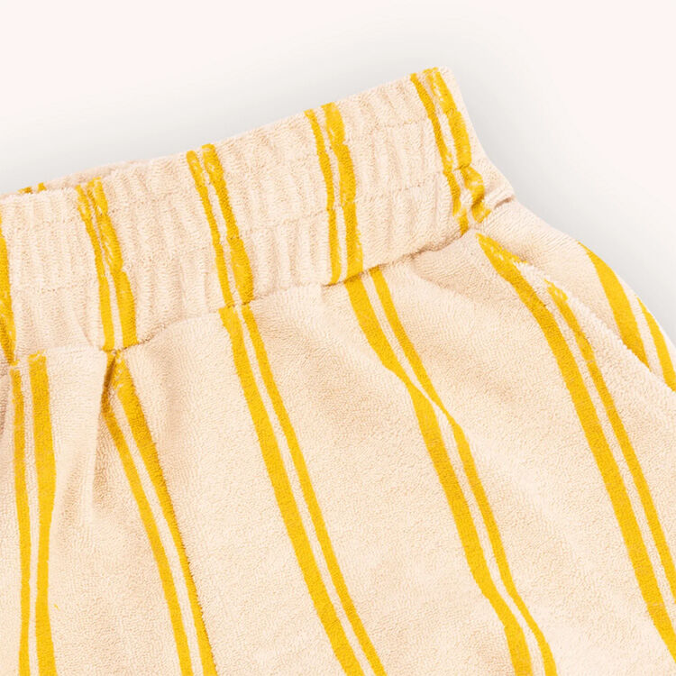 CarlijnQ カーラインク ショートパンツ Stripes yellow - shorts CarlijnQ カーラインク ショートパンツ Stripes yellow - shorts