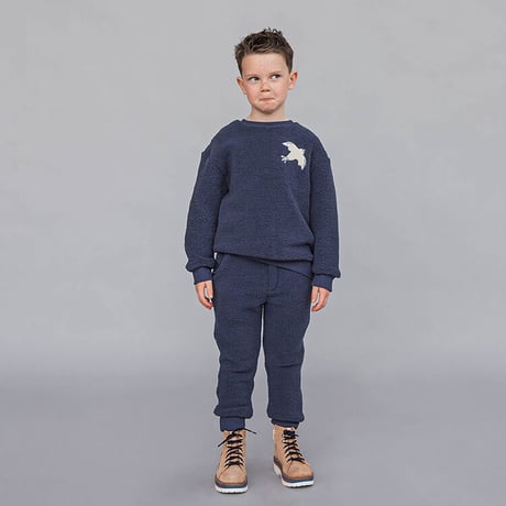 CarlijnQ カーラインク トレーナー スエット Free like a bird - sweater with patch (teddy) KIDS