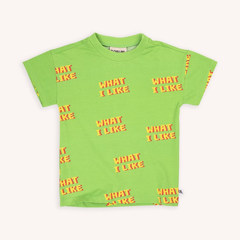 CarlijnQ カーラインク クルーネック Tシャツ 英語柄 | KODOMOTO