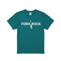 FORK ROCK Tシャツ【アップルグリーン】バックプリント有