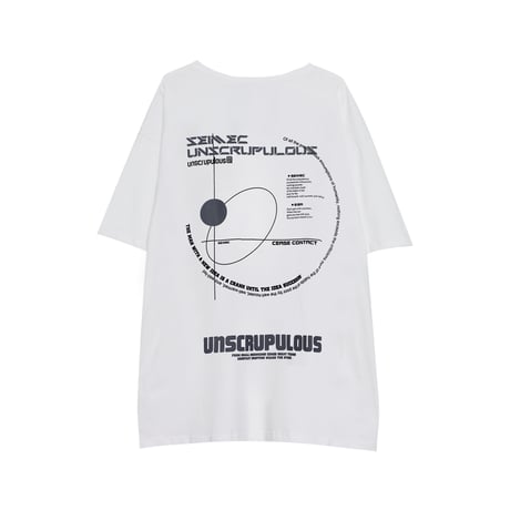 ユニセックス Tシャツ 半袖 ラウンドネック オーバーサイズ 韓国ファッション メンズ レディース トップス 大きめ カジュアル ストリートファッション DTC-638006904577