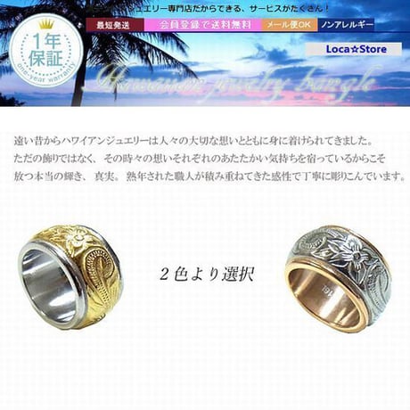 【ハワイアンジュエリー / HawaiianJewelry】 ペンダント リング ネックレス プルメリア スクロール ホヌ (gps8790)