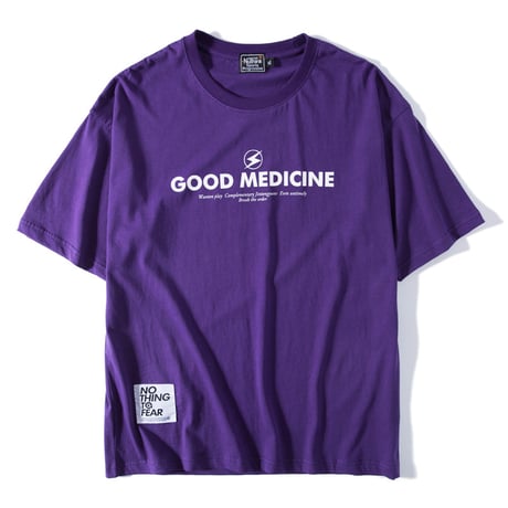 ユニセックス Tシャツ 半袖 メンズ レディース ラウンドネック 英字 プリント タグ オーバーサイズ 大きいサイズ ルーズ ストリート TBN-567828028105