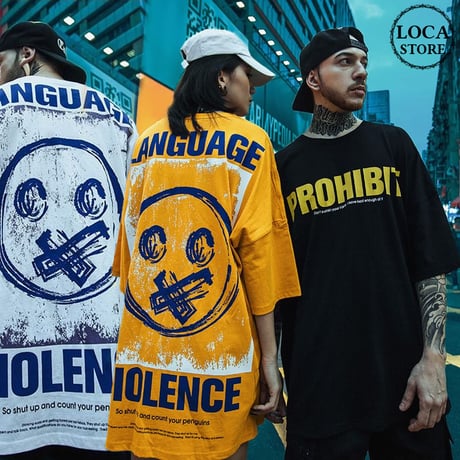 Tシャツ 半袖 メンズ レディース ユニセックス ラウンドネック 英字 バックプリント オーバーサイズ 大きいサイズ ルーズ ストリート TBN-595724004248