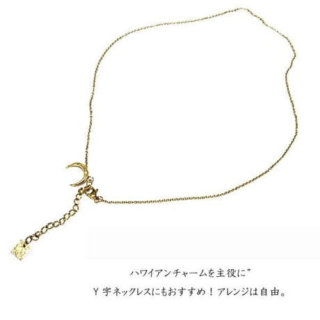 ハワイアンジュエリー ネックレス ムーン 月 Mana(マナ) サージカルステンレス メンズ レディース ペア インスタ