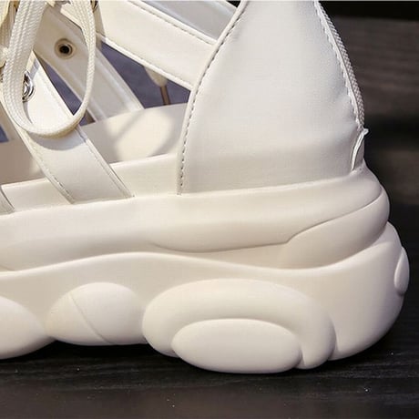 【2カラー】 グルカサンダル 22.0～24.5cm ソールがくま 厚底 サンダル スポサン スポーツサンダル 厚底サンダル カジュアル 韓国ファッション DTC-642819013290