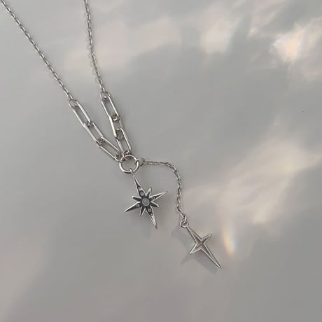スター クロス ネックレス チェーン付き 六芒星 CZ キュービックジルコニア レディース ペンダント アクセサリー 合金 シンプル ジュエリー アクセサリー DTCA-656708770615