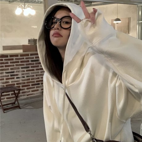 パーカーワンピース スウェット フード付きワンピース ロング丈 ワンピース ゆったり フード 長袖 レトロ 韓国ファッション レディース 大人可愛い ガーリー DTC-737365962065