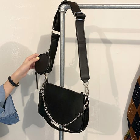 ポーチ付き 2wayバッグ ショルダーバッグ ハンドバッグ チェーン 斜め掛け ミニバッグ バッグ レトロ 韓国ファッション レディース 大人可愛い ガーリー DTC-a625962166925
