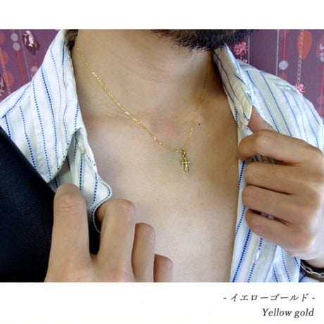 ハワイアンジュエリー ネックレス 金属アレルギー対応 クロス スクロール キュービックジルコニア サージカルステンレス メンズ レディース アクセサリー gps8827