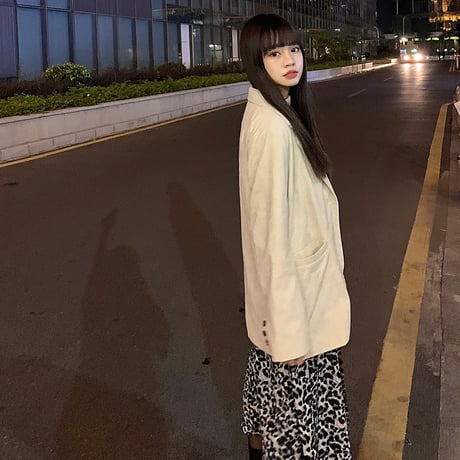 コーデュロイ テーラードジャケット ルーズ シングルブレスト 韓国ファッション レディース 長袖 大人可愛い ガーリー DTC-632327247917