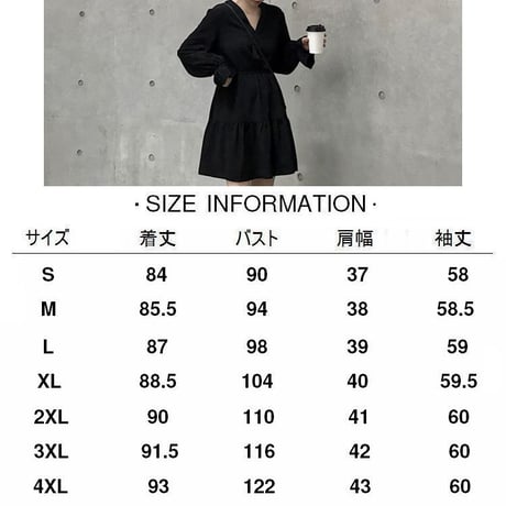 ティアードワンピース Vネック ショート丈 ハイウエスト 長袖 韓国ファッション レディース ミニワンピース 大人可愛い ガーリー フェミニン DTC-652647299876