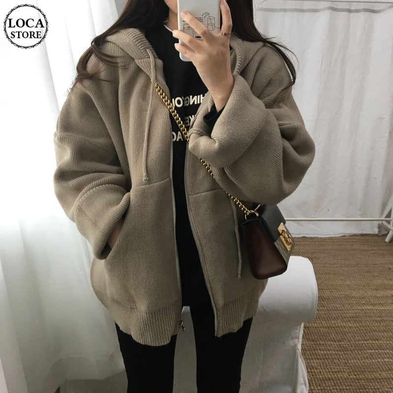 フォクシー｜ロングカーディガン アプリコット シルク混