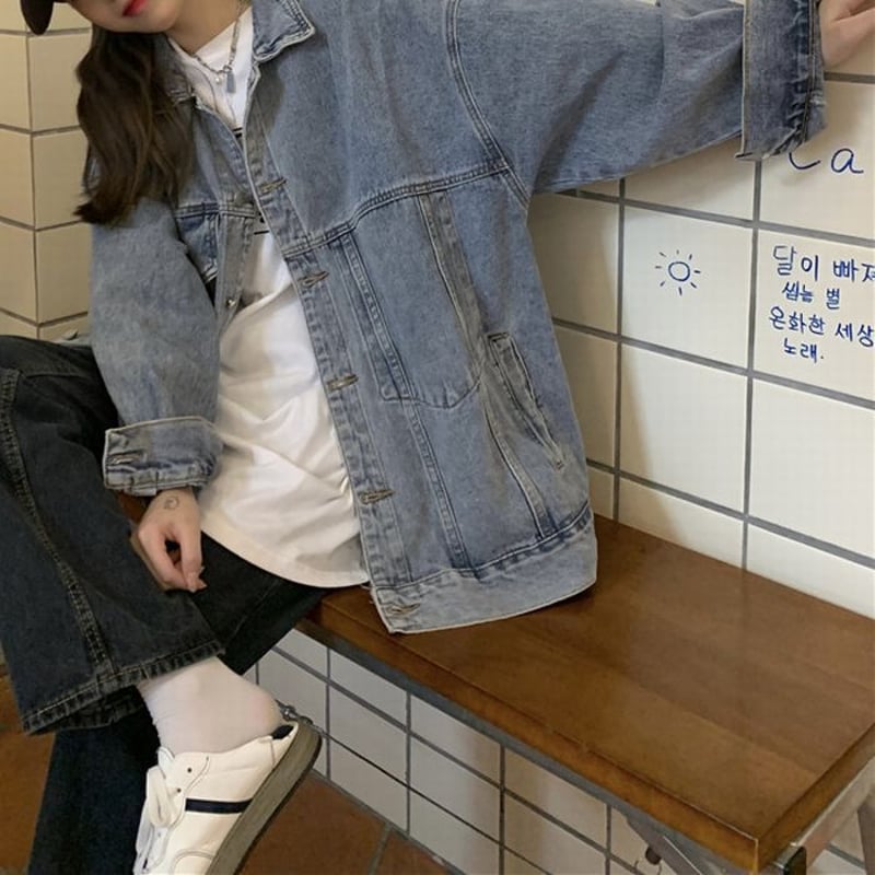 デニムジャケット Gジャン オーバーサイズ ビッグシルエット アウター