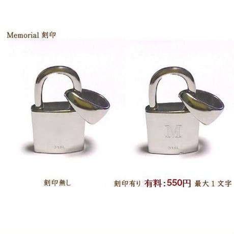【ハワイアンジュエリー / HawaiianJewelry】ペンダント パドロック 南京錠 ネックレス 金属アレルギー対応 プルメリア スクロール サージカルステンレス gps8798