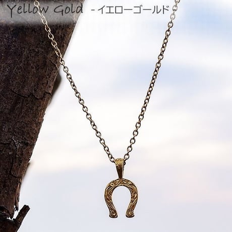 ハワイアンジュエリー ネックレス 金属アレルギー対応 ミニチュア ホースシュー 馬蹄 スクロール 波 メンズ レディース サージカルステンレス インスタ アクセサリー インスタ gps81340