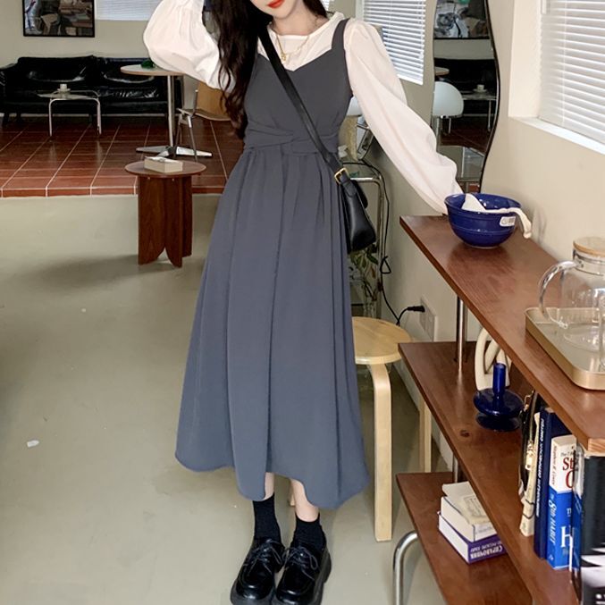 【新品未使用】LUXURY 羽織、和袖ブラウス、ジャンスカ 2点セット ブラウス Tシャツ ジャンパースカート ジャンスカ