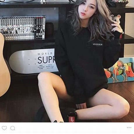 ユニセックス プルオーバー パーカー 裏起毛 韓国 ファッション メンズ レディース ストリート バックプリント 無地 秋 冬 オーバーサイズ (DTC-559814499883)