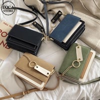 スクエアバッグ ショルダーバッグ ミニバッグ クロスボディ サブバッグ 肩掛け 斜め掛け ユニーク かわいい シンプル 鞄 レトロ DTC-602301261102