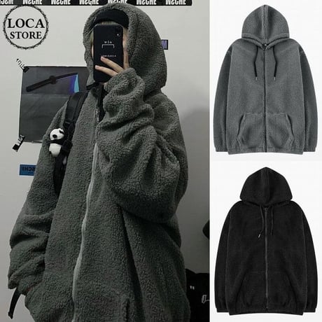 フード付きボアジャケット | STORES