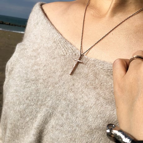 【HAWAIIANJEWELRY / ハワイアンジュエリー】 ネックレス クロス ペンダント メンズ レディース 金属アレルギー対応 サージカル ステンレス インスタ (gps81165)