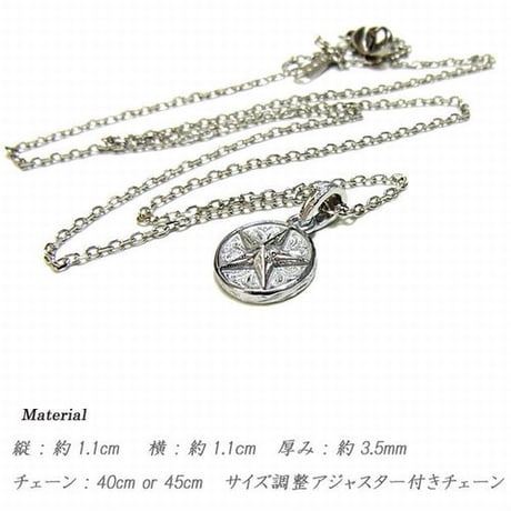 ハワイアンジュエリー ネックレス 金属アレルギー対応 星 スター メダル コイン スクロール 波 メンズ レディース サージカルステンレス アクセサリー gps81007