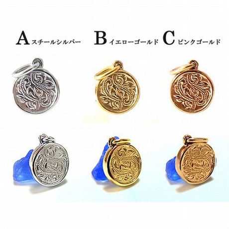 ハワイアンジュエリー ネックレス 金属アレルギー対応 メダル コイン メンズ レディース サージカルステンレス ペンダント ピンクゴールド ゴールド シルバー gps8562