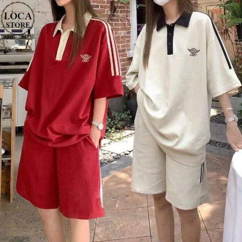 セットアップ 2点セット サイドライン ポロシャツ tシャツ