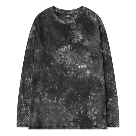 ユニセックス 長袖 Tシャツ メンズ レディース シンプル タイダイ染め ロンT オーバーサイズ 大きいサイズ ストリート TBN-601634562457