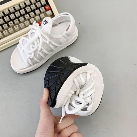 スポーツサンダル フラット スポサン 3.5cm ベルト マジックテープ 韓国ファッション レディース サンダル フラットサンダル かわいい 歩きやすい 619472931234