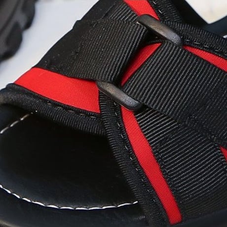 スポーツサンダル 厚底 スポサン 6.5cm ベルト 韓国ファッション サンダル ローマン マジックテープ フラットサンダル 厚底サンダル フラット かわいい 歩きやすい 569579304633